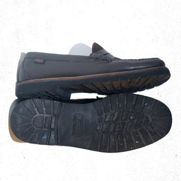 G.H. Bass Wejun Lug Sole Brown Leather Loafer - Picture 8 of 9